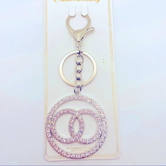 Key chain Purse Charm Crystal Unity Very Sparkly! BRAND NEW! - Picture 4 of 5